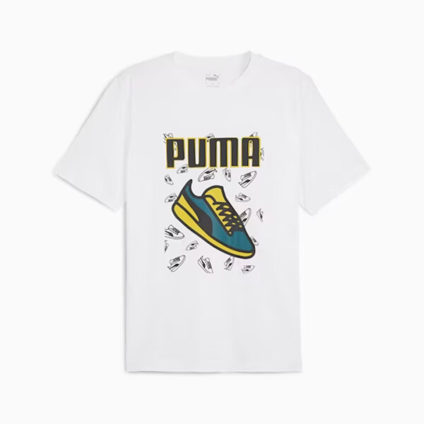 GRAPHICS SNEAKER TEE - PUMA BLANCO