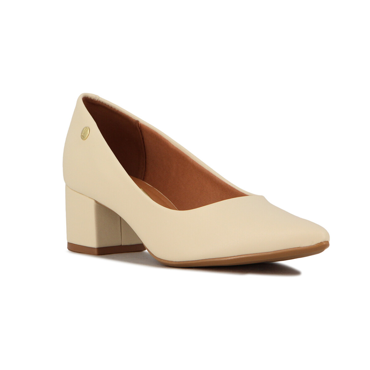 Zapato Vizzano Mujer Taco 5cm Cuadrado - Beige 