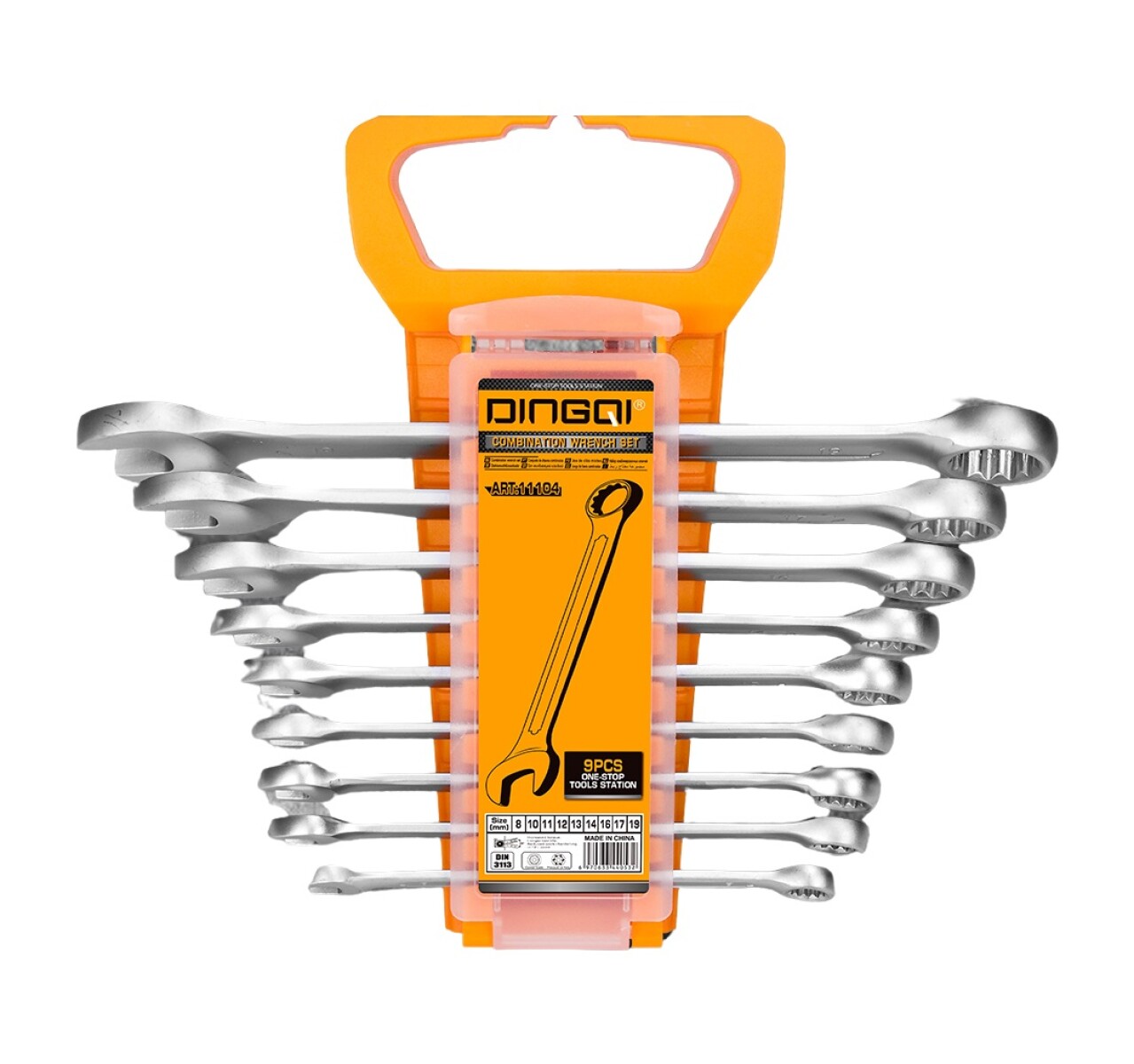 DINGQI JUEGO 9 PIEZAS LLAVES COMBINADAS 8-10-11-12-13-14-16- 