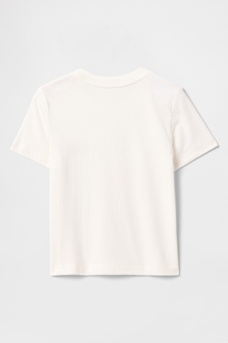 Remera Con Bolsillo Logo Gap Toddler Niño New Off White