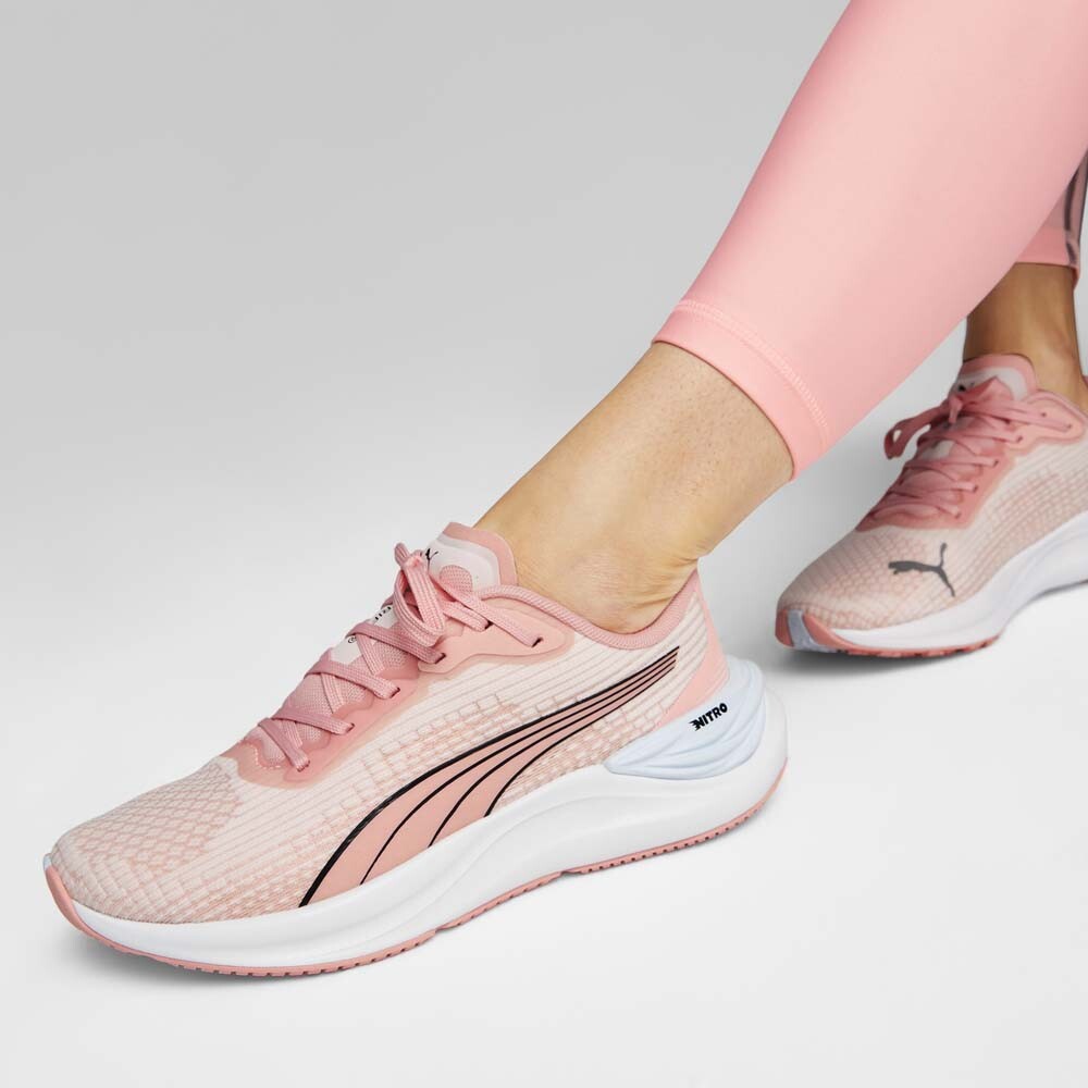 Zapatillas Running Electrify Nitro 3 Mujer Peach Smoothie/frosty Pink/black