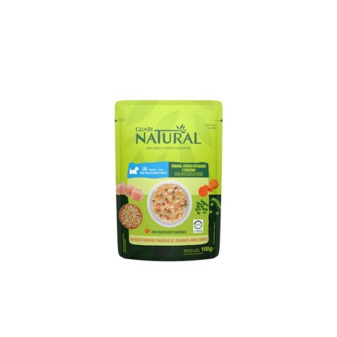 GUABI NATURAL PERRO SOBRE POLLO, CEREALES INTEGRALES Y VEGETALES 100G Guabi Natural Perro Sobre Pollo, Cereales Integrales Y Vegetales 100g