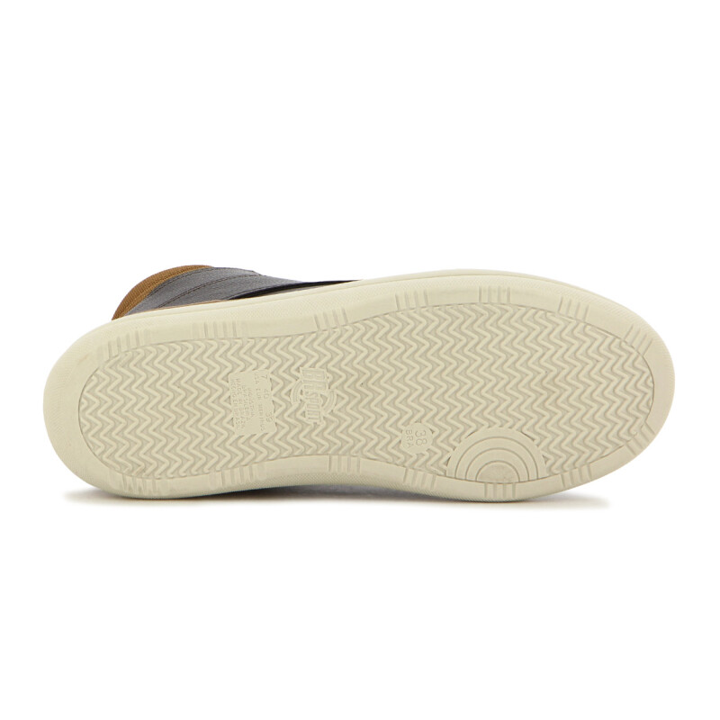 Br Sport Botin Casual Acordonado Cafe-caramelo