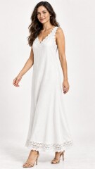 VESTIDO MALI BLANCO