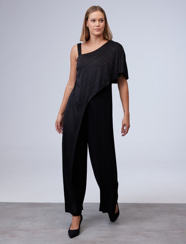 Enterito Overlay Lurex NEGRO