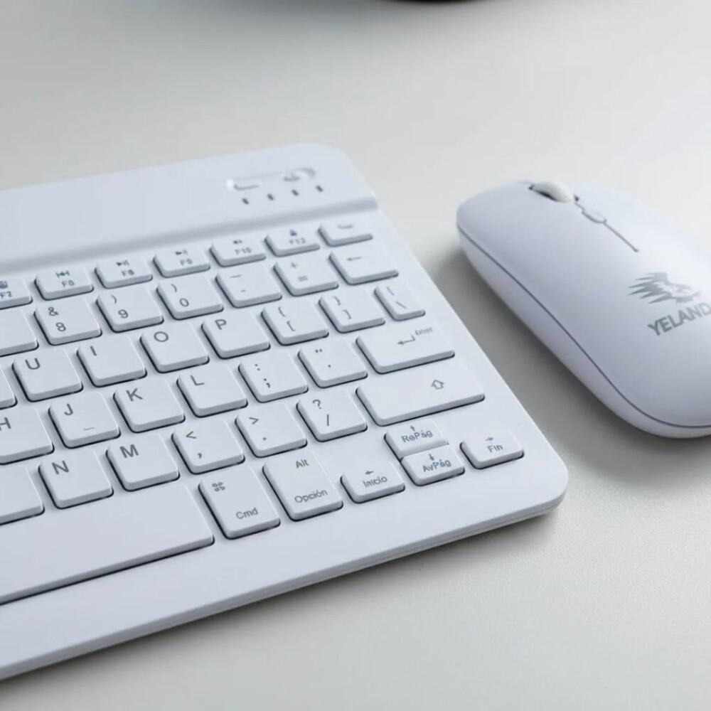 Kit Teclado + Mouse Inalámbrico BLANCO