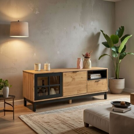 RACK APARADOR PARA TV O AUDIO EN MADERA MACIZA RACK APARADOR PARA TV O AUDIO EN MADERA MACIZA