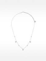Collar Con Perlas De Agua Dulce - Plata De Ley 925 plateado