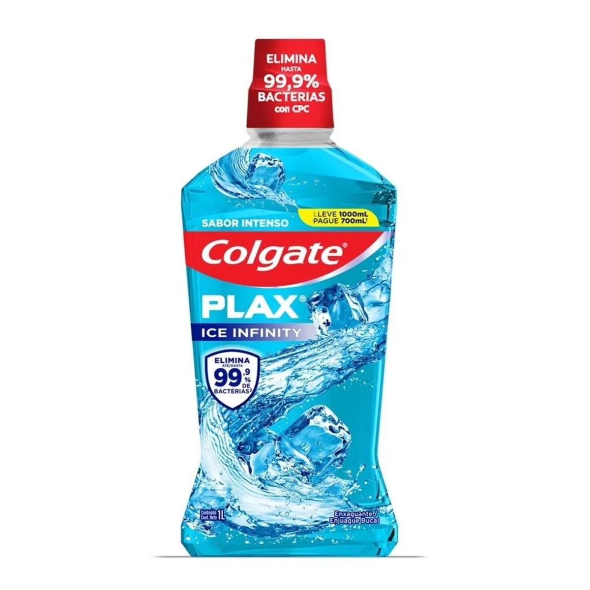 Enjuague Bucal Colgate 1L - Plax Ice Infinity 
