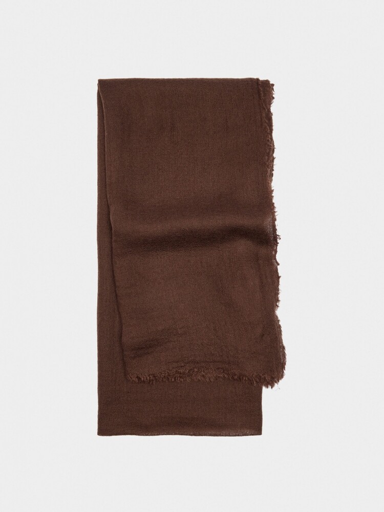 Pashmina De Lana marron