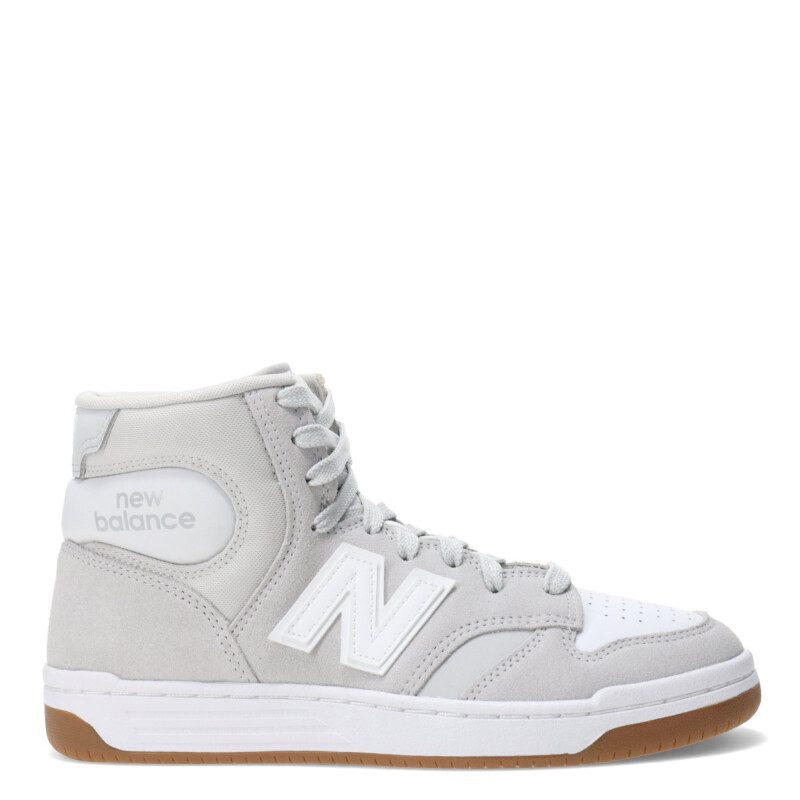 Championes de Hombre New Balance 480 Gris Claro - Blanco