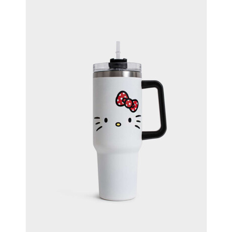 Vaso Térmico ''hello Kitty'' Blanco