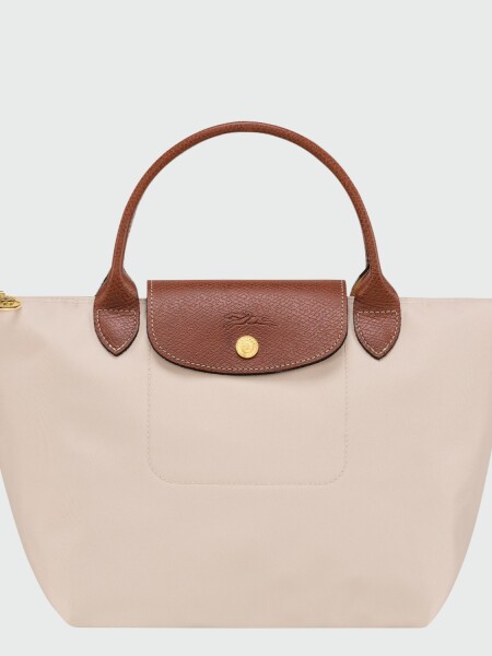 LONGCHAMP - LE PLIAGE ORIGINAL, CARTERA DE MANO S Marfil