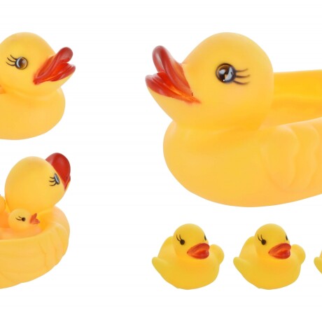 PATO DE GOMA CON CHIFLE X4UDS PATO DE GOMA CON CHIFLE X4UDS