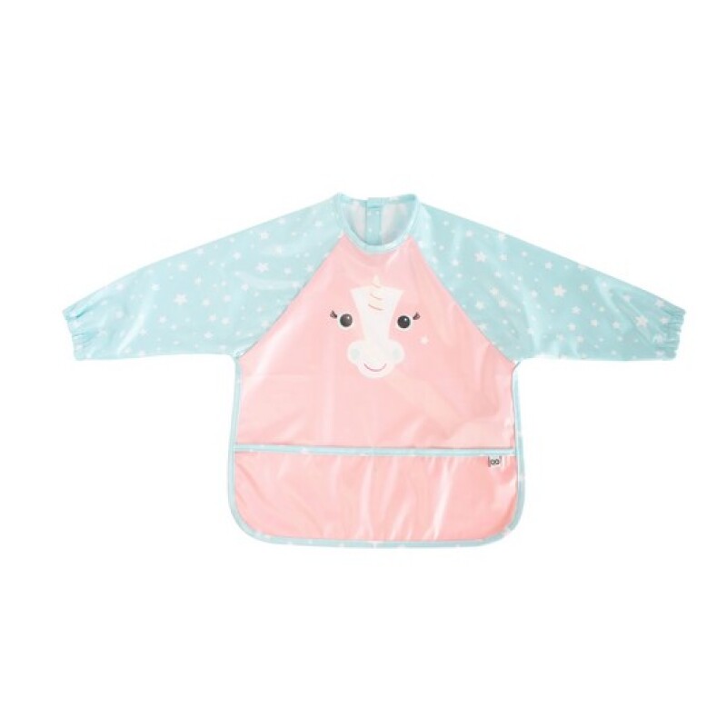 Babero delantal c/mangas Unicornio