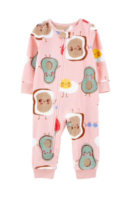 Pijama una pieza de micropolar diseño desayuno Sin color