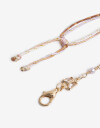 Pulseras Flexibles Sets Piedra Set Pulseras Mariposa Y Piedra - Dorado Oro Cepillado Mate
