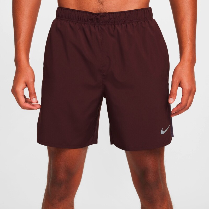 Short Nike Challenger de Hombre Rojo