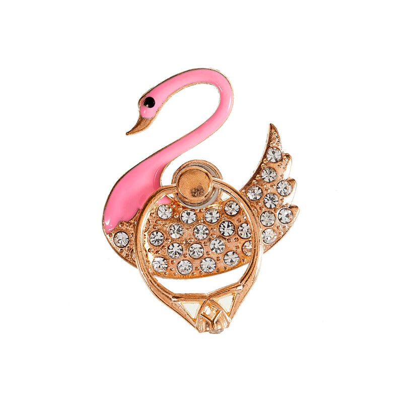 Anillo para celular diseño flamenco con brillos Anillo Para Celular Diseño Flamenco Con Brillos