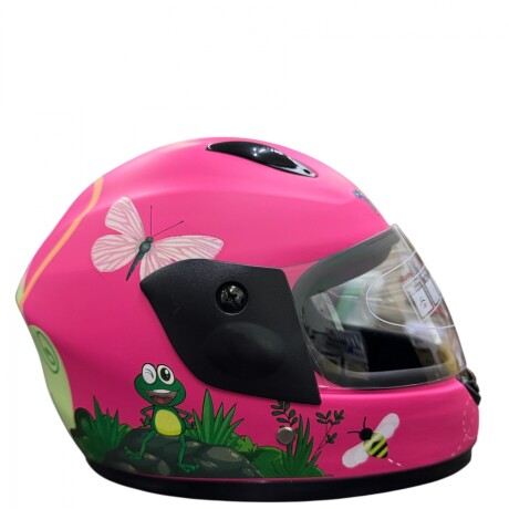 CASCO INTEGRAL NIÑO PM-801 FUCSIA