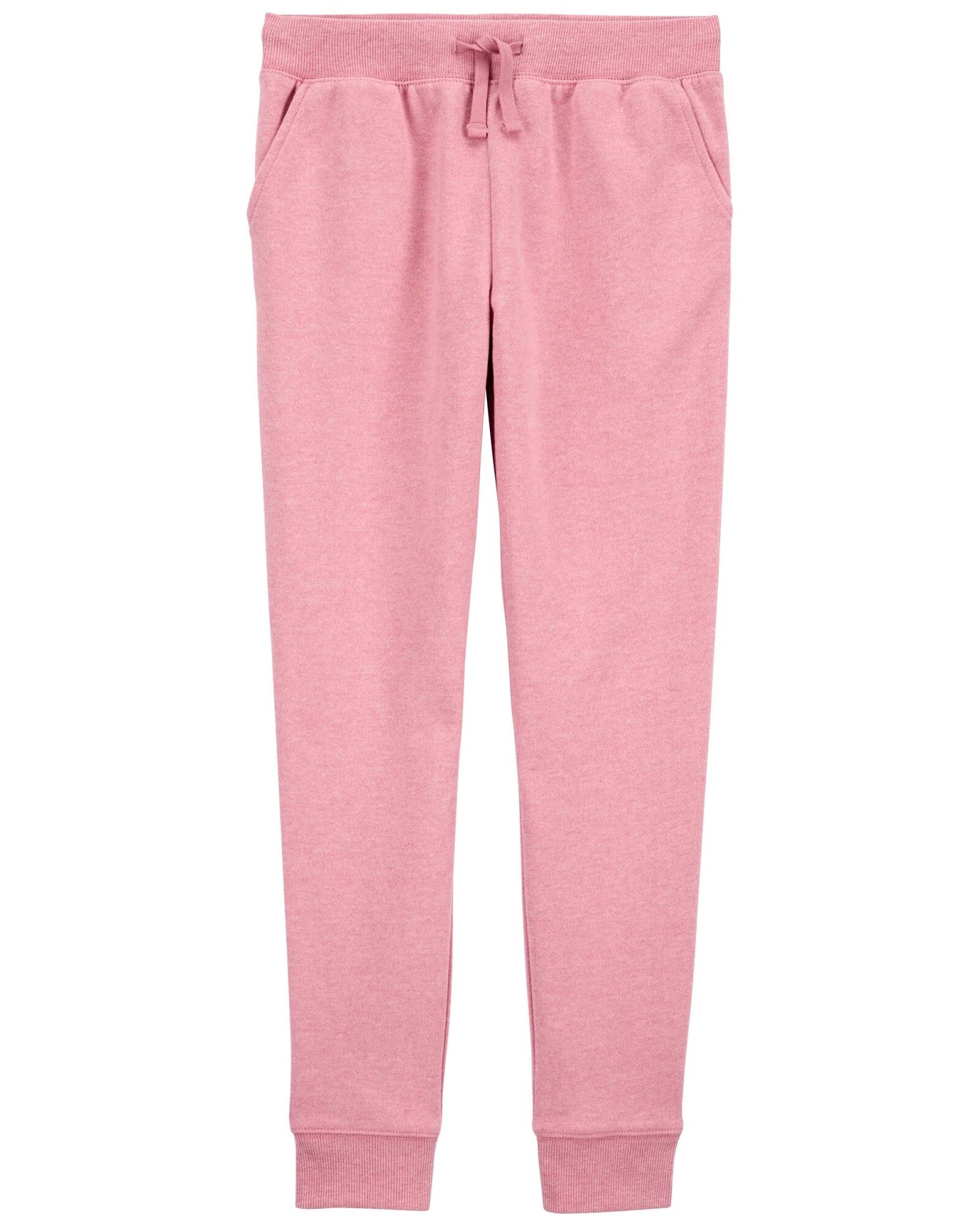 Pantalón deportivo de algodón, rosado. Talles 6-14 Sin color