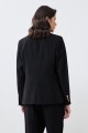 Blazer clásico un botón negro