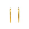 Caravanas aros de oro finos- Oro bajo - Sin piedra- CA8038 sinpiedra