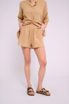 Short de algodón Beige
