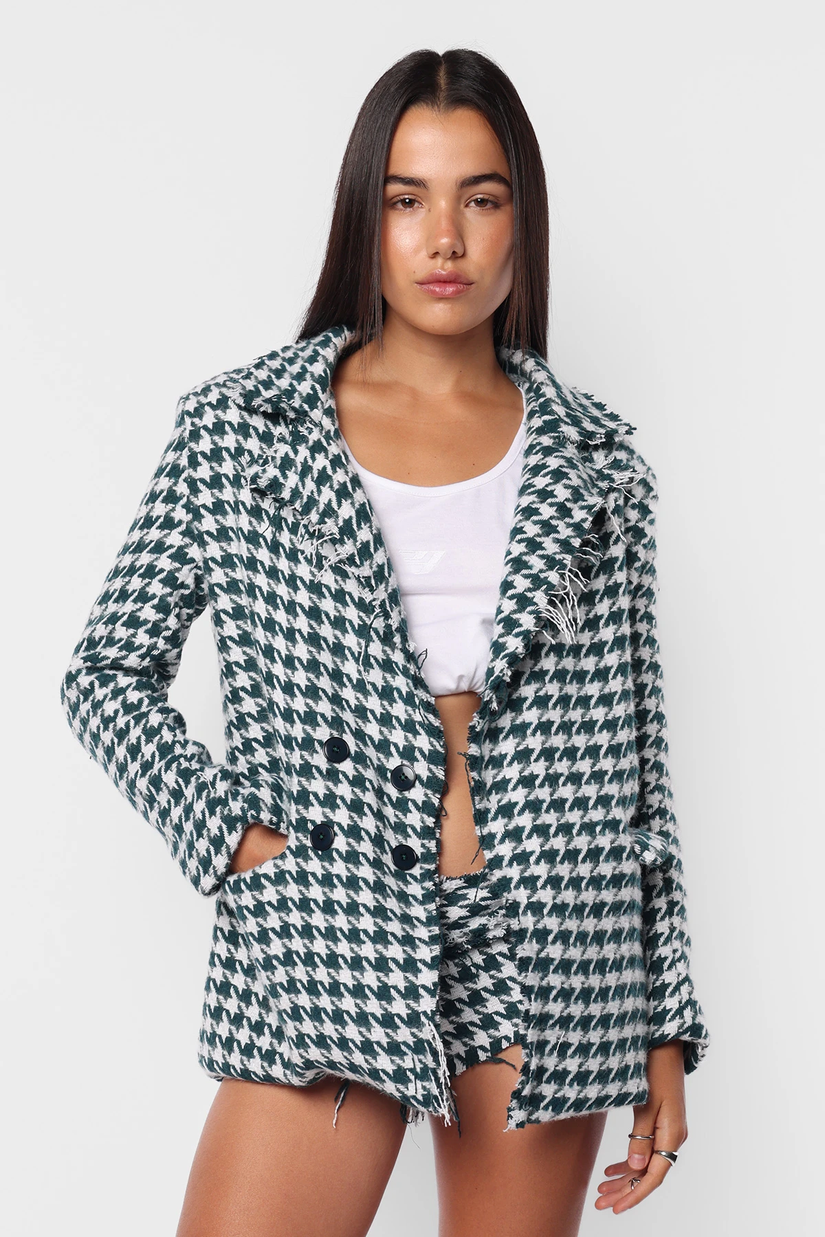 Blazer Quadrate Verde