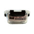 Recipiente Vianda De Vidrio Keep Para Microondas 520 Ml Negro