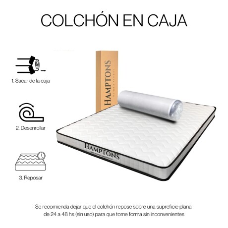 Sommier Plaza y Media THM Memory Foam Beige