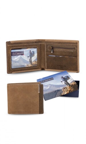 BILLETERA CUERO ORFEO NUEZ C/JASPEADO