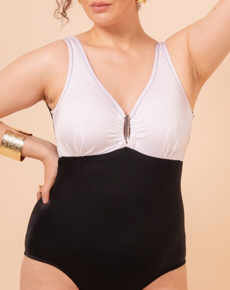 Malla Mississippi Blanco y Negro