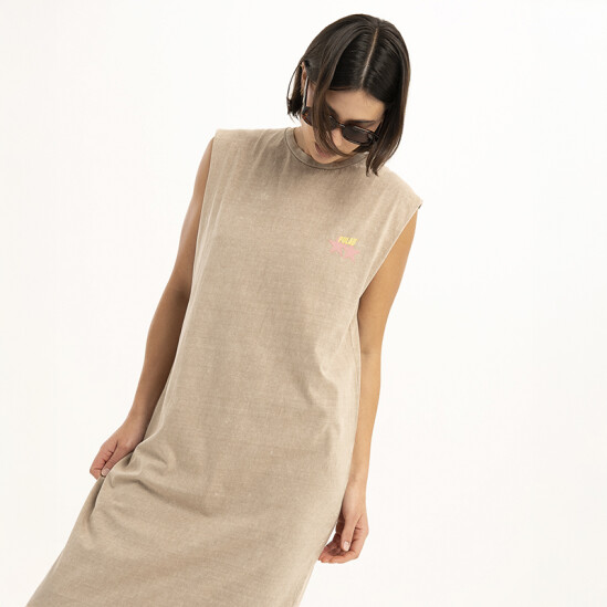 Vestido Pulau Starship Marrón