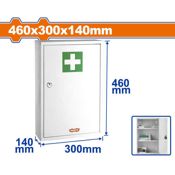 BOTIQUIN METALICO PRIMEROS AUXILIOS WYYX4502 WADFOW BOTIQUIN METALICO PRIMEROS AUXILIOS WYYX4502 WADFOW