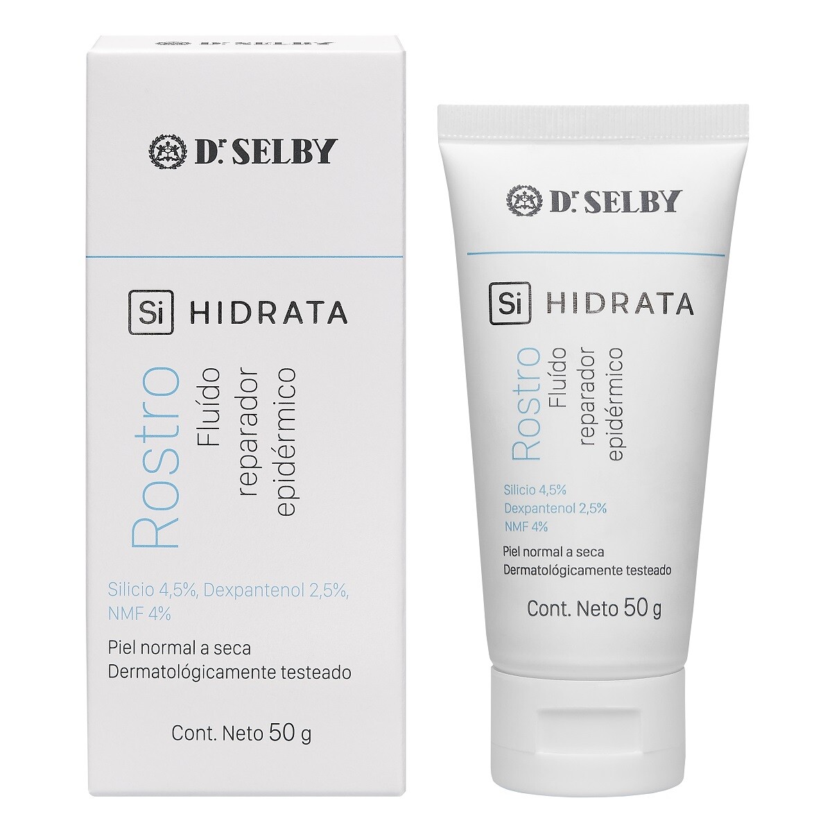 Si Hidrata Fluido Reparador Epidermico P/rostro 50 Grs. 