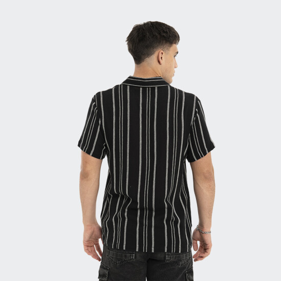 Camisa Reef de Manga Corta Negro
