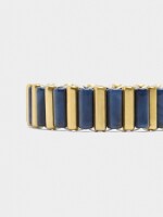 Pulsera Con Cuentas Efecto Piedra azul