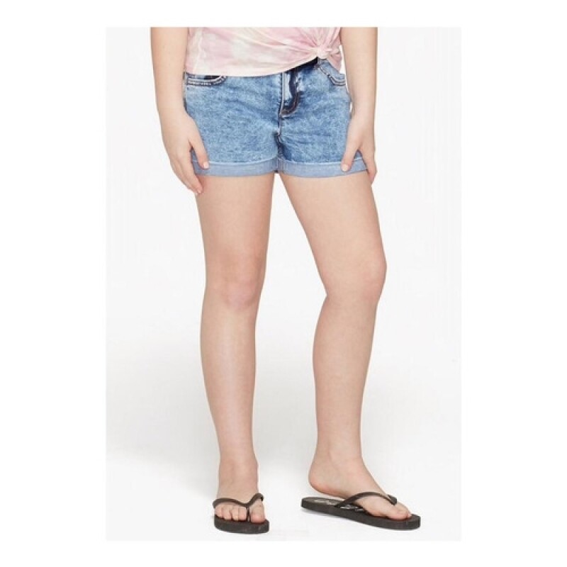 Short para niña Justice Jean Azul acero