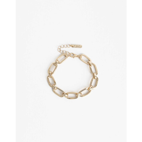 Pulsera Flexible Eslabones Dorados Dorado