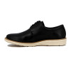 Starsax Mocasin Casual Hombre Acordonado Suela Clara Negro