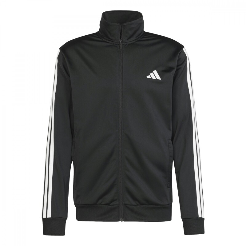 Conjunto Sportswear Basic 3 Franjas Tricot de Hombre Negro