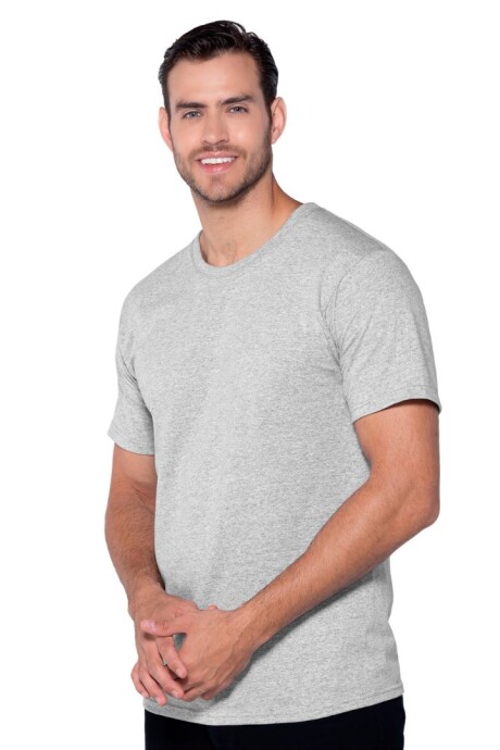 Camiseta a la base peso completo - Talle XXXL Gris jaspe
