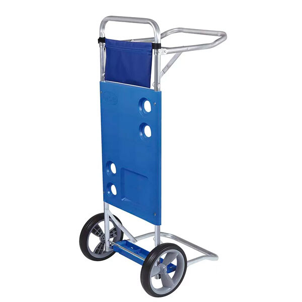 CARRITO PLAYA DE ALUMINIO 52X49X111 CM. AZUL