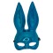 Antifaz Diseño Conejo Metalizado Azul