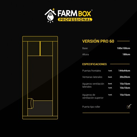 ARMARIO FARM BOX PROFESSIONAL 60X60X160CM ARMARIO FARM BOX PROFESSIONAL 60X60X160CM