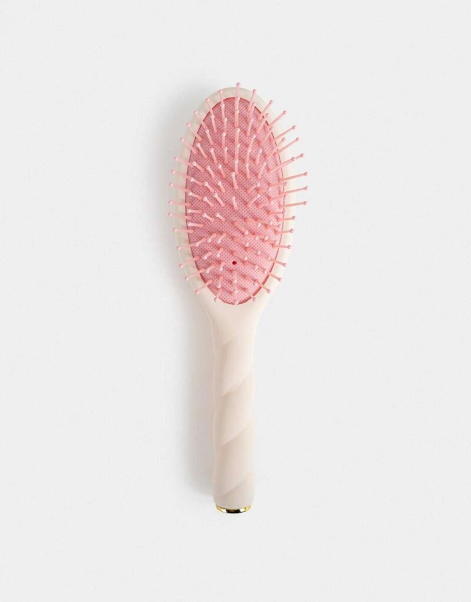 Cepillo De Pelo In A Cozy Way Con Acabado Soft Touch - Blanco Crema 