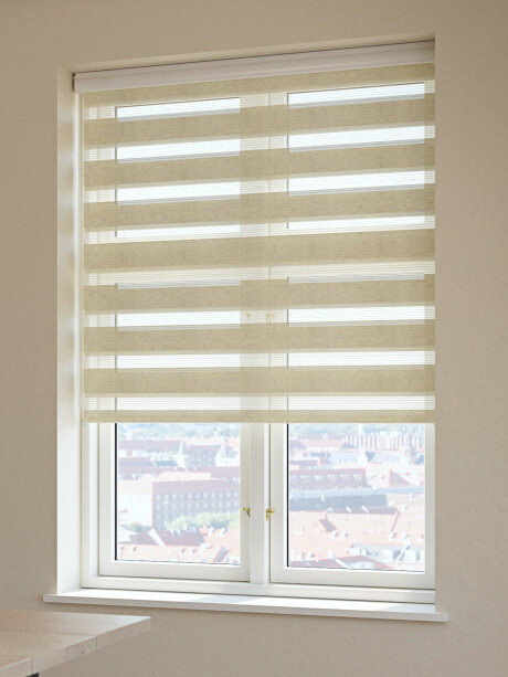 Cortina enrollable doble ALSTEN 120x250cm natural Cortina enrollable doble ALSTEN 120x250cm natural