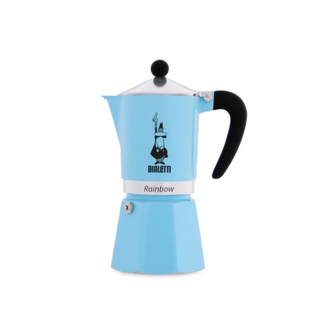 Cafetera Bialetti Rainbow 3 Pocillos Celeste (Aluminio) - CELESTE 