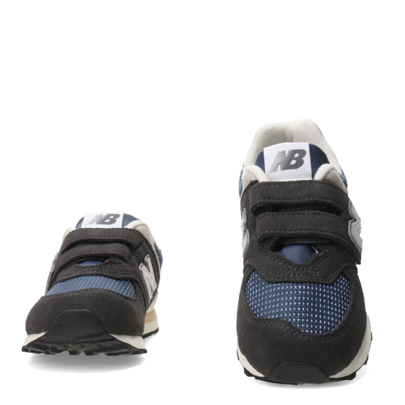 Championes de Niños New Balance Running Inspired Gris - Azul